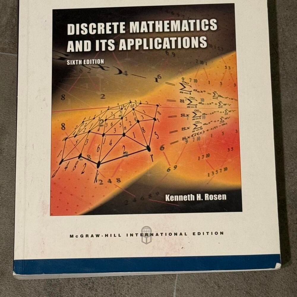 Discrete mathematics and its applications
